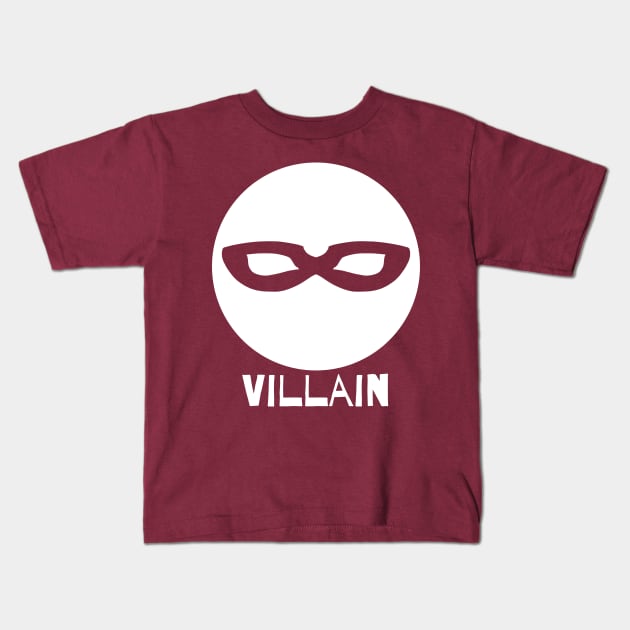 White Mask - Villain Kids T-Shirt by Thedustyphoenix